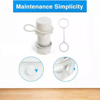 Резьбовая сливная пробка 24011 с крышкой на шнурке, Высокопроизводительная для кулеров, Кулеры 1 Double Belt