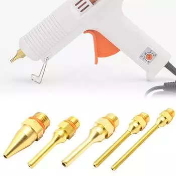 Резьбовое соединение Клеевое сопло Длинное/короткое Прочный Практичный термоклей 1