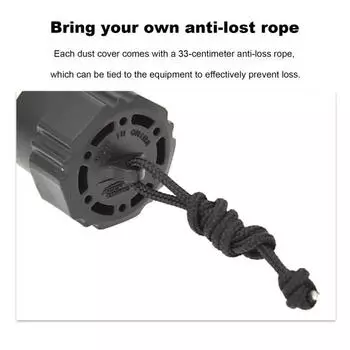 Резьбовые Din-акваланги Резервуары Клапаны Пылезащитная заглушка Защитная крышка со шнурком Легкие портативные регуляторы Din Пылезащитная заглушка Крышка чёрный