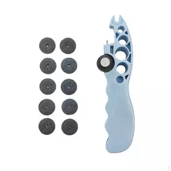 Резак для ампул, устройство для вскрытия ампул в форме рыбы, удобное, открывалка для стеклянных флаконов светло-синий