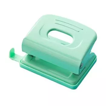 Резак для бумаги Дырокол на 2 отверстия Машина для рукоделия Скрапбукинг Дырокол Инструменты для DIY Дырокол для бумаги Изготовление открыток зелёный