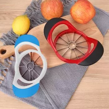 Резак для фруктов Экономия времени Нож для фруктов с 8/12 лезвиями Многофункциональный резак и разделитель для груш из нержавеющей стали Удобная конструкция ручки Quick Fruit розы красного