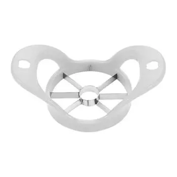 Резак для фруктов, лезвие из нержавеющей стали, 8 предметов, слайсер для яблок, легко чистится, резак для груш, сердцевина для домашней кухни красный