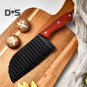 Резак для картофеля с острым лезвием, не деформируется, удобные кухонные инструменты для резки картофеля фри