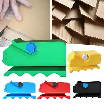 Резак для картона, дизайн котенка, выдвижной резак для подарочной упаковки, легкий резак, многоцелевой резак для упаковочной бумаги, крафт-бумаги чёрный