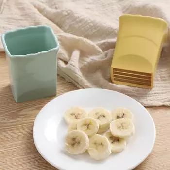 Резак для клубники Компактный, легкий, полезный, эргономичный дизайн, товары для дома зелёный