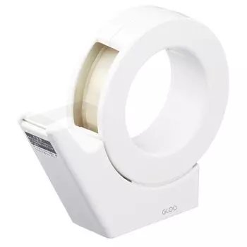 Резак для ленты Kokuyo GLOO Susper Handy type Omaki эксклюзивный белый Размер корпуса: В133xШ38xГ149мм/164г T-GM500W