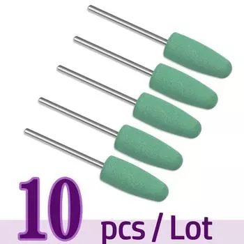 Резак для маникюра, резиновый бусиликоновый керамический фрезерный станок для дизайна ногтей, буферные пилочки для полировки, электрическая машина, сверло