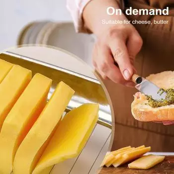 Резак для масла, нарезка для сыра, нержавеющая сталь, быстрая и легкая режущая сетка для контроля порций, нарезка для яиц, фруктов, кухонный инструмент для точной нарезки A