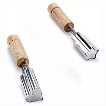 Резак для овощей и фруктов, звезда, цветок, сердце, штампы для печенья из нержавеющей стали, декоративные формы для выпечки, кухонные аксессуары Star