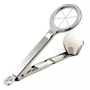 Резак для яиц из нержавеющей стали 304, разделитель для консервированных яиц, столярное яйцо, 6 равных частей, утолщение