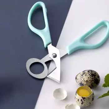 Резак для яиц, не легко разваливается, принадлежности для приготовления пищи, портативный, полезный, идеальный инструмент для очистки птиц в ресторане для дома чёрный