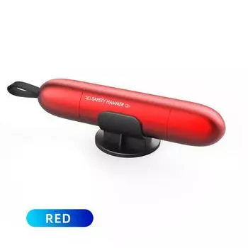 Резак для разбития стекла автомобиля для ремня безопасности, молоток безопасности, спасательный молоток, режущий нож, портативный инструмент с лезвием Style 1 серый