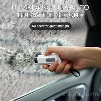 Резак для ремня безопасности, металлический, многофункциональный, не повреждает руки, легко носить с собой, автомобильные аксессуары, автомобильный стеклоподъемник, мини-портативный чёрный