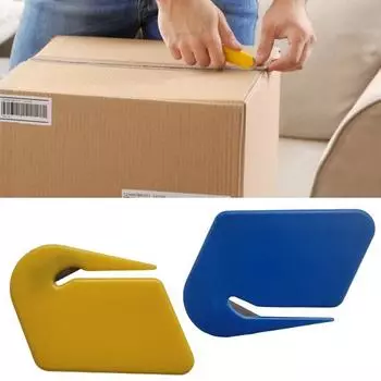 Резак для резки, распаковка, экономия труда, острое лезвие, удобная ручка, резак для матраса с открытыми буквами, резак для пленки, товары для дома жёлтый