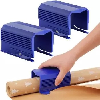 Резак для рождественской упаковочной бумаги, легкий инструмент для резки подарочной упаковочной бумаги красный