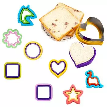 Резак для сэндвичей, формочки для печенья, штампы для печенья и овощерезки для детей, сэндвичница, ланчбокс, коробка для бенто, обед «сделай сам» One Size