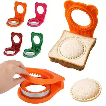 Резак для сэндвичей и упаковщик, отлично подходит для коробок для завтраков и коробок для бенто, детских обедов для мальчиков и девочек, кругов One Size