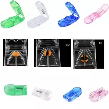 Резак для таблеток, аптечка, разделитель для резки таблеток, разделитель для таблеток, портативный чехол для хранения, коробка для таблеток, разделитель для таблеток