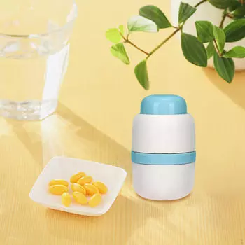 Резак для таблеток, разветвитель для таблеток, универсальный держатель, портативная коробка, контейнер, шлифовальный станок для фиолетовый