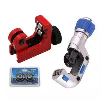 Резак для труб Нержавеющая сталь Алюминий Лезвие для труб Подшипник Резак для труб Металлическая труба Медная труба Инструмент для резки пластиковых труб красный