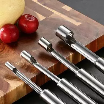 Резак для удаления семян груши Кухонные гаджеты Нержавеющая сталь Домашний инструмент для овощей Яблоки Красные финики Кореры Скручивание сердцевины фруктов Удаление косточки