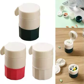 Резак Измельчитель таблеток Дистрибьютор Измельчитель Портативная коробка Распределительная коробка