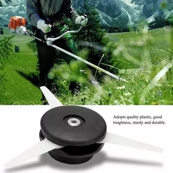 Резак с головкой щетки для травы, подходит для сменной косилочной головки Polycut 6-3 чёрный