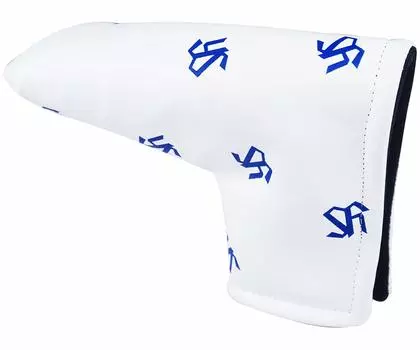 Rezax Head Cover Tokyo Yakult Swallows Putter Cover for Blades and Mallets White YSPC-0542