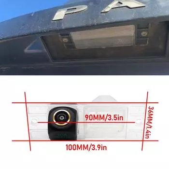 Резервная камера заднего вида для Mitsubishi Pajero 4th 2006~2016 2017 2018 CCD камера ночного видения для парковки с золотым объективом Fisheye Golden Camera