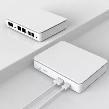 Резервный источник бесперебойного питания Power Bank Широкий диапазон входного напряжения Plug-and-Play Интерфейс POE Огнестойкость Перегрузка 10400mAh US Plug