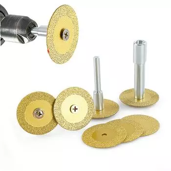 Режущие диски диаметром 40 мм, алмазная резьба 6 мм/M10