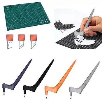 Режущий инструмент для резки бумаги, держащий гравировку на 360 градусов One Size чёрный