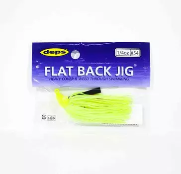 Резина для джиг-джига Deps с плоской спинкой, 1/4 унции 54 (0546)