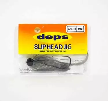 Резина для джиг-джига Deps со скользящей головкой, 3/16 унции 08 (4080)