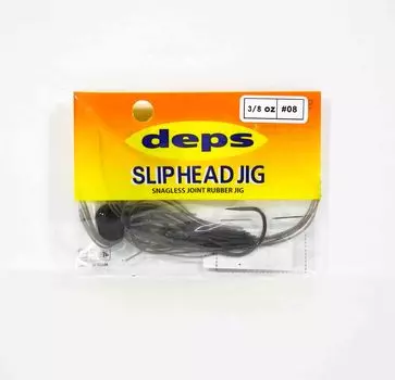 Резина для джиг-джига Deps со скользящей головкой, 3/8 унции 08 (3083)