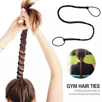 Резинка для волос для дайвинга, красочная эластичная повязка для волос, не спутывающая спортивные резинки для волос, женская плетеная повязка на голову для альпинизма, плавания фиолетовый