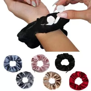 Резинка для волос, скрытый карман, держатель для пучков, веревка для волос, вьющиеся волосы, портативная мини-сумка светло-розовый