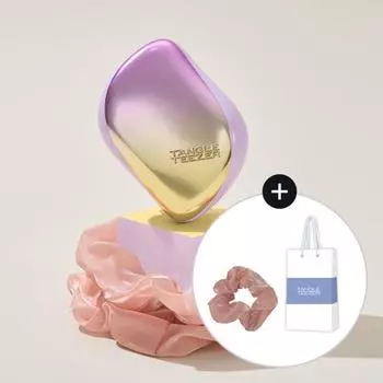 [Резинка для волос + сумка для покупок в подарок] Выберите 1 из 4 компактных стайлеров Tangle Teezer, корейская косметика pink holographic