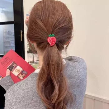 Резинка для волос уксусная кислота резинка для волос стразы эластичная резинка для волос модные фрукты ацетат веревка для волос девушки Style G