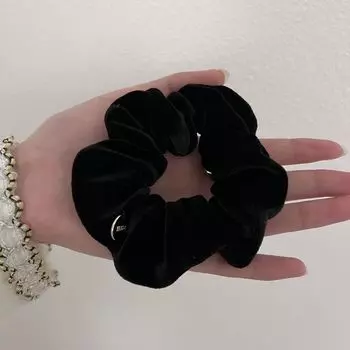 Резинки для волос Черный бархат Красные резинки для волос Девочки Для повседневной прически Хвост Аксессуары для волос Головной убор Женские подарки