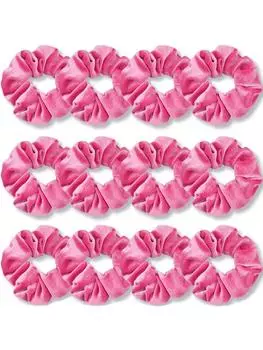 Резинки для волос для девочек, 12 шт. бархатные резинки для волос для женщин-подростков, мягкий держатель для хвостика, милые цвета эластичные резинки для волос для густых тонких