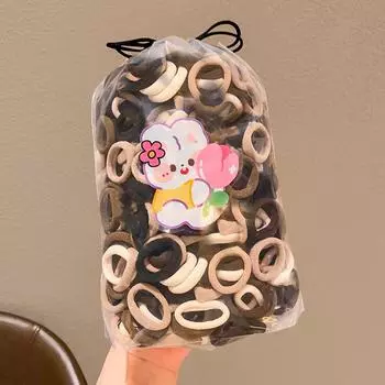 Резинки для волос для девочек, детские цветные нейлоновые резинки для волос, резинки для детей, эластичные резинки для волос, аксессуары для волос для девочек