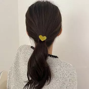 Резинки для волос с буквами «конский хвост» с милыми резинками для волос для женщин, резинки для волос из ацетата чёрный