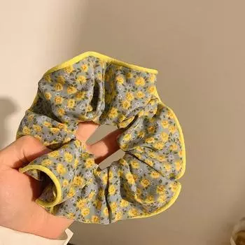 Резинки для волос с весенним свежим клетчатым принтом для женщин, милые эластичные резинки для волос в клетку, держатель для хвостика, аксессуары для волос для девушки в стиле Харадзюку One Size