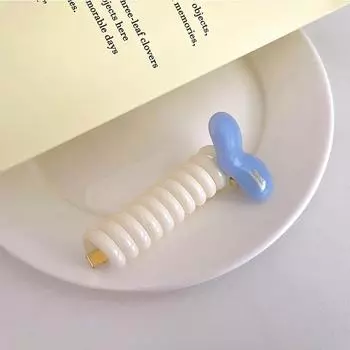 Резинки для волос в виде хвостика, веревка для волос в форме сердца для женщин, резинки для волос из телефонной проволоки, резинки для волос, ободки для волос, аксессуары для девочек небесно-голубой