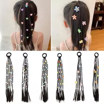 Резинки для волос, веревка, украшение для волос, повязка на голову, милые резинки для детей