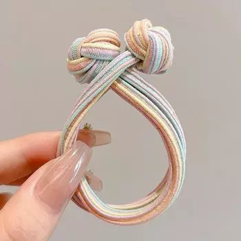 Резинки с высоким хвостом, резинка для волос, эластичная веревка для головы для женщин, корейские резинки для волос, резинки для волос, завязанные веревки, аксессуары для волос