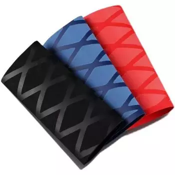 Резиновая лента для обмотки рук ракетки для настольного тенниса, противоскользящая термоусадочная резиновая оболочка ручки, кожаная резина для ручки настольного тенниса чёрный