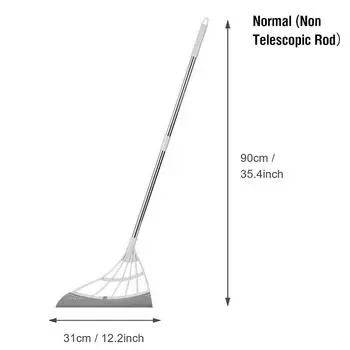 Резиновая метла, ручная подметальная машина, волшебная метла, щетка для мытья полов, скребок для чистки пола, скребок для пола, щетка для подметания шерсти домашних животных, метла розовый